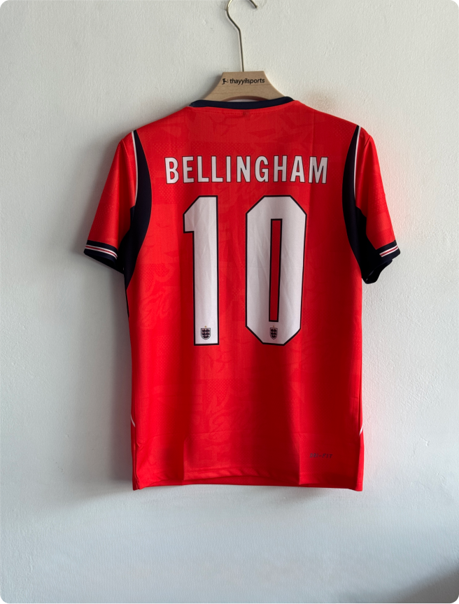 ENGLAND 2026 AWAY KIT BELLINGHAM EMBROIDERY