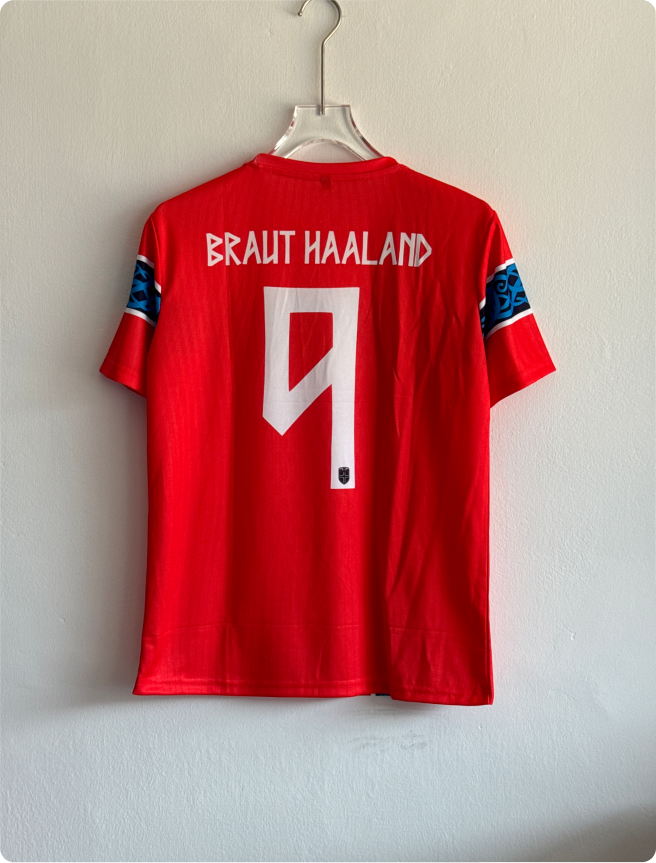 NORWAY 2026 HOME KIT HAALAND EMBROIDERY