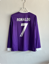 REAL MADRID 2016-17 AWAY KIT RONALDO FULLSLEEVE EMBROIDERY