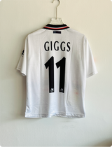 MANCHESTER UNITED 1997 AWAY KIT GIGS FIVESLEEEVE POLO