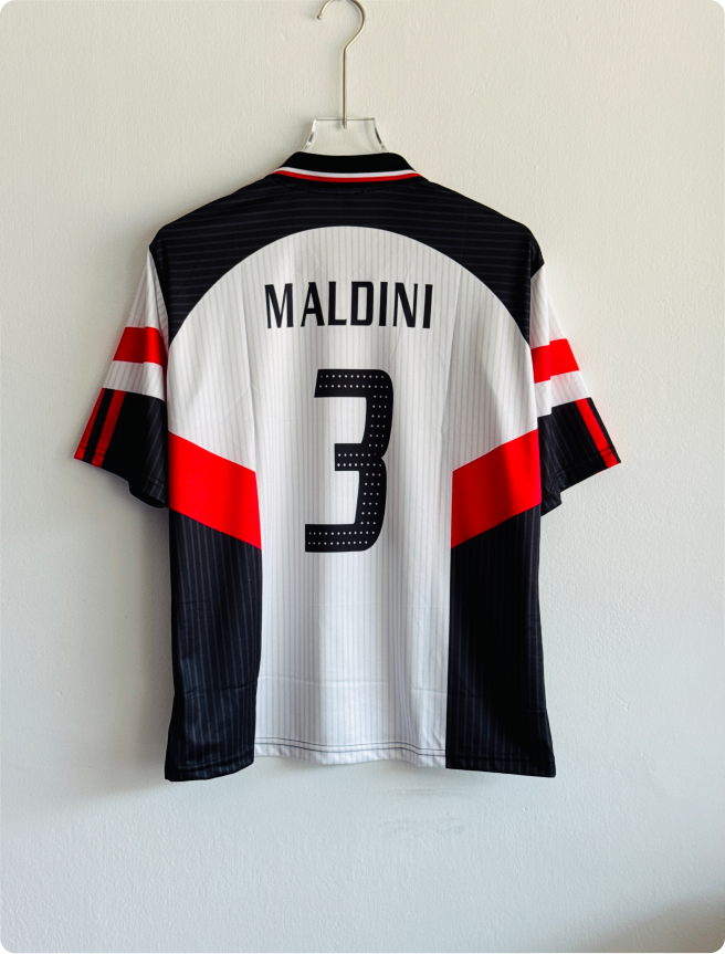 ACMILAN W/B/R CONCEPT KIT MALDINI FIVESLEEVE POLO
