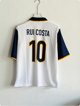 PORTUGAL 1998 AWAY KIT RUI COSTA FIVESLEEVE POLO EMBROIDERY PREMIUM
