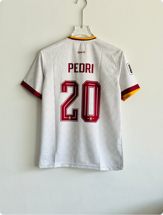 SPAIN 2026 AWAY KIT PEDRI EMBROIDERY
