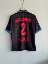 BARCELONA X TRAVIS SCOTT CACTUS JACK BLACK SPECIAL KIT FIVESLEEVE POLO
