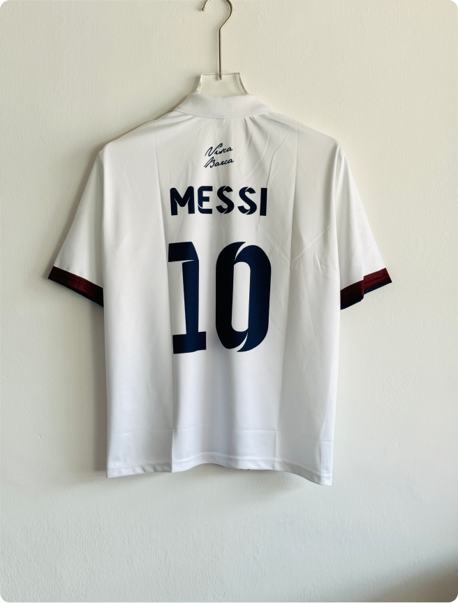 BARCELONA BLAUGRANA SPECIAL KIT MESSI FIVESLEEVE POLO