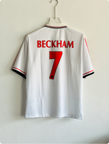 MANCHESTER UNITED 1998-99 THIRD KIT BECKHAM FIVESLEEVE POLO EMBROIDERY WITH ZIP