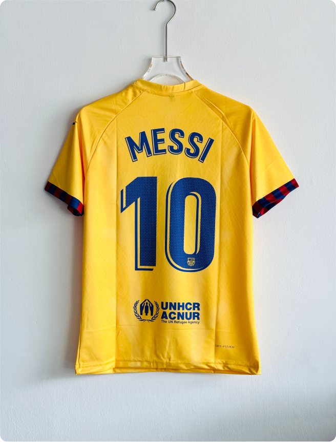 BARCELONA 22-23 FOURTH KIT MESSI EMBROIDERY PREMIUM