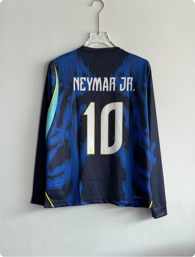 BRAZIL 2026 AWAY KIT NEYMER FULLSLEEVE EMBROIDERY
