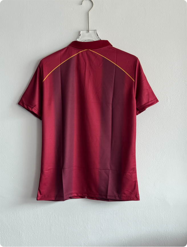 RCB 2026 MAROON STRIPER POLO