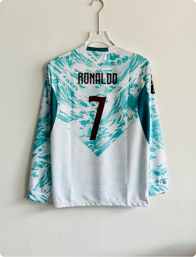 PORTUGAL 2026 AWAY KIT RONALDO FULLSLEEVE EMBROIDERY