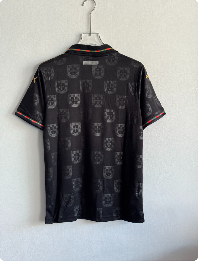 PORTUGAL 2026 BLACK KIT WITH SHORTS IMPORTED