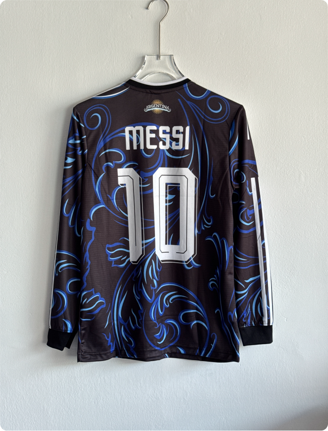 ARGENTINA 2026 AWAY KIT MESSI FULLSLEEVE EMBROIDERY PREMIUM