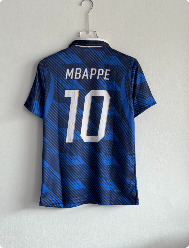 FRANCE 2026 HOME KIT MBAPPE POLO EMBROIDERY PREMIUM