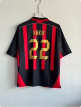 ACMILAN 2006-07 HOME KIT KAKA FIVESLEEVE POLO EMBROIDERY
