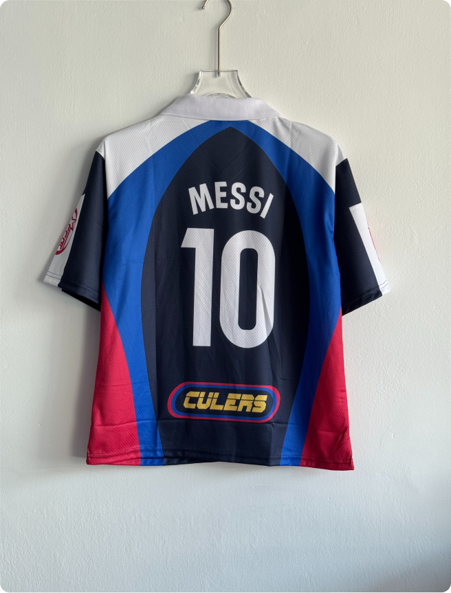 BARCELONA CULERS KIT MESSI FIVESLEEVE POLO