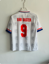 NETHERLAND 1992 AWAY KIT VAN BASTEN FIVESLEEVE POLO