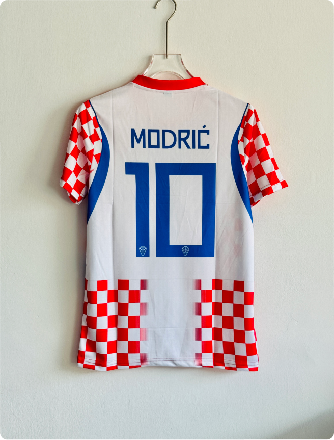 CROATIA 2026 HOME KIT MODRIC EMBROIDERY PREMIUM