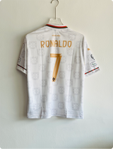 PORTUGAL 25-26 WHITE KIT RONALDO FIVESLEEVE POLO