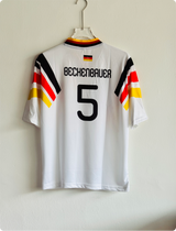 GERMANY 1996 HOME KIT BECKENBAUER FIVESLEEVE EMBROIDERY PREMIUM