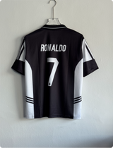 REAL MADRID BLACK CONCEPT KIT RONALDO FIVESLEEVE POLO