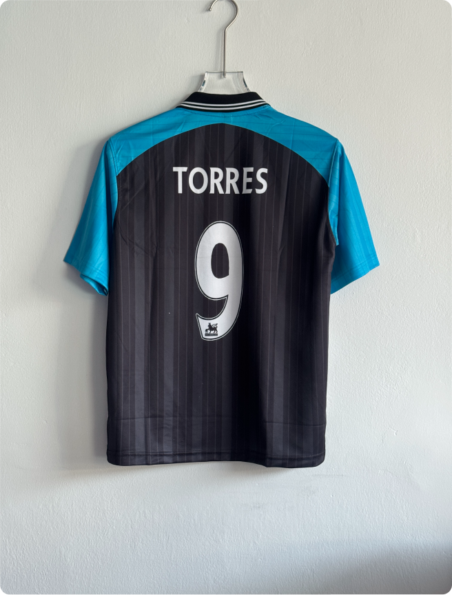 LIVERPOOL 1993 BLACK CONCEPT KIT TORRES FIVESLEEVE POLO