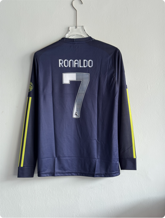 REAL MADRID 2011-12 AWAY KIT RONALDO FULLSLEEVE EMBROIDERY
