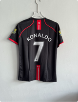 MANCHESTER UNITED 2007-08 AWAY KIT RONALDO EMBROIDERY