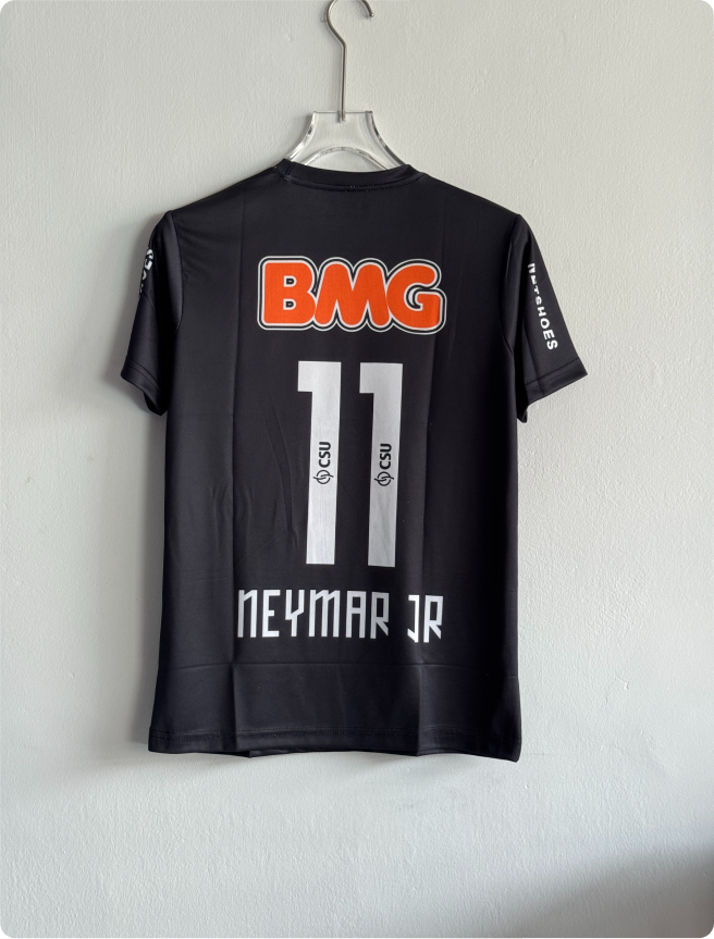 SANTOS 2012 BLACK KIT NEYMER EMBROIDERY