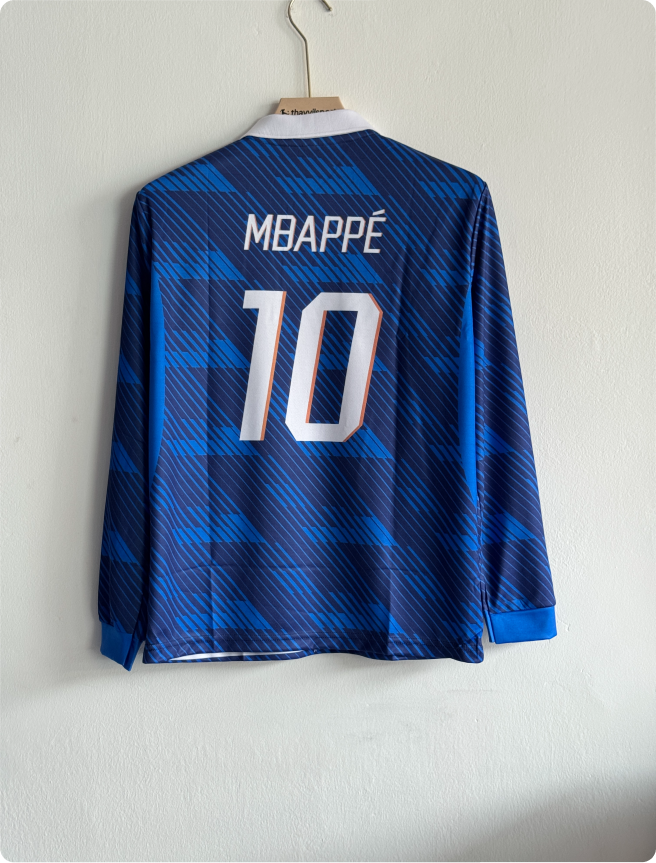 FRANCE 2026 HOME KIT MBAPPE FULLSLEEVE POLO