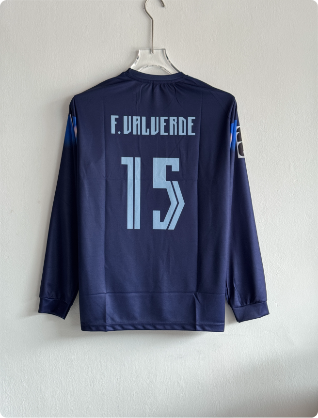 URUGUAY 2026 AWAY KIT VALVERDE FULLSLEEVE EMBROIDERY