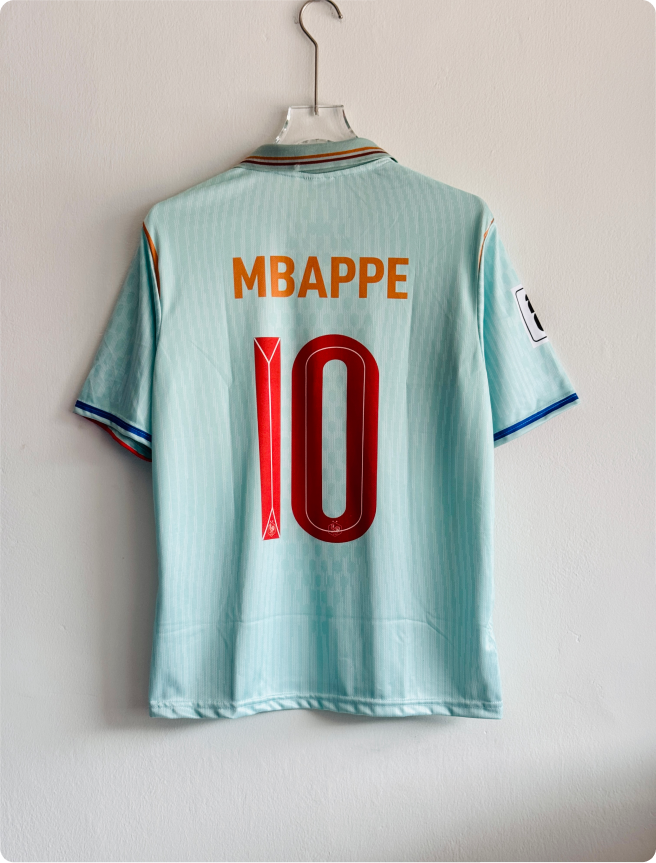 FRANCE 2026 AWAY KIT MBAPPE FIVESLEEVE POLO