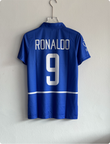 BRAZIL 2002 AWAY KIT RONALDO POLO EMBROIDERY PREMIUM