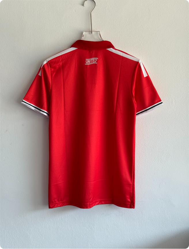 MANCHESTER UNITED 26-27 HOME KIT POLO EMBROIDERY PREMIUM