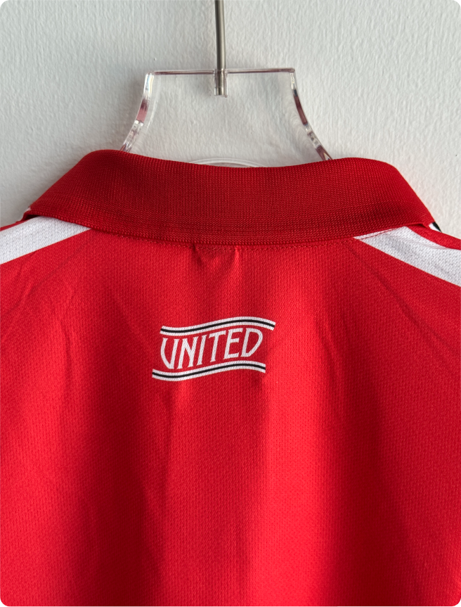 MANCHESTER UNITED 26-27 HOME KIT POLO EMBROIDERY PREMIUM