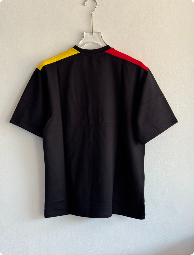 TSHIRT GERMANY WHITE FIVESLEEVE EMBROIDERY
