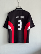 ACMILAN 2007 AWAY SPECIAL EDITION KIT MALDINI FIVESLEEVE POLO
