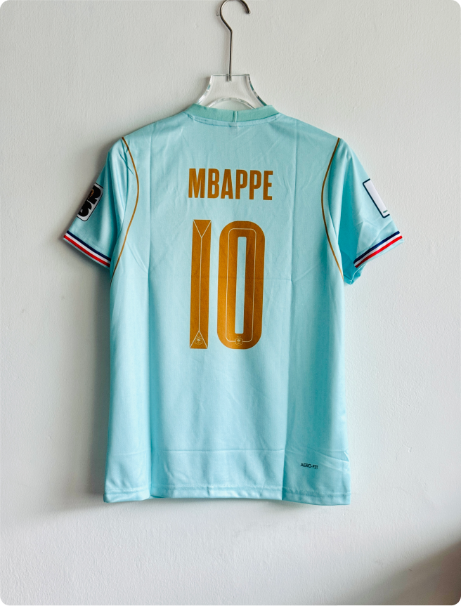 FRANCE 2026 AWAY KIT MBAPPE EMBROIDERY PREMIUM