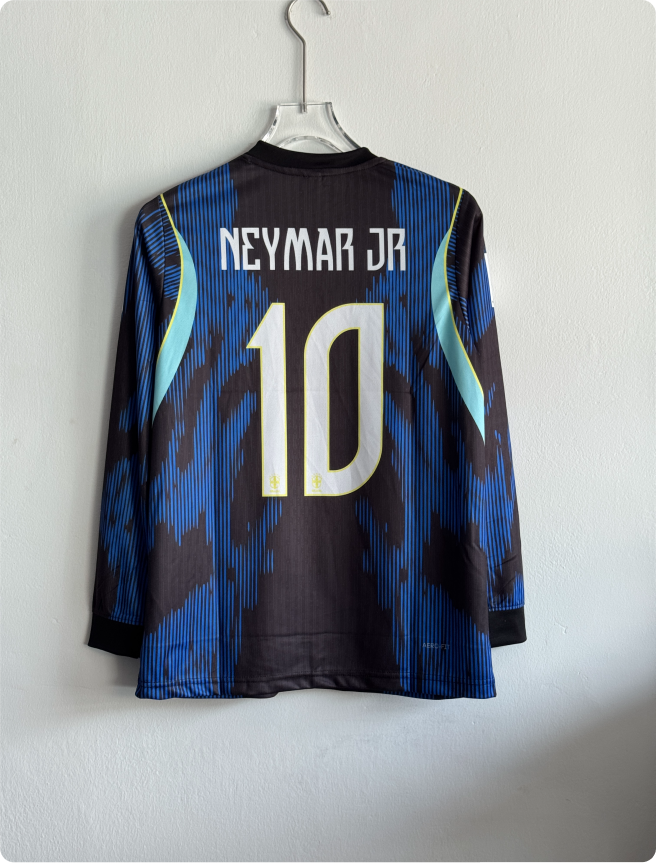 BRAZIL 2026 AWAY KIT NEYMER FULLSLEEVE EMBROIDERY PREMIUM