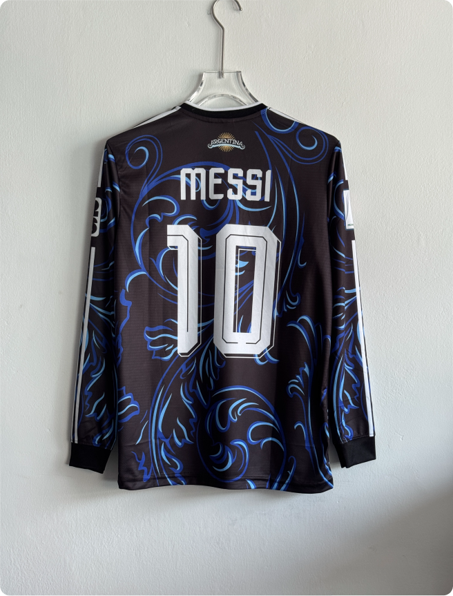 ARGENTINA 2026 AWAY KIT MESSI FULLSLEEVE EMBROIDERY PREMIUM