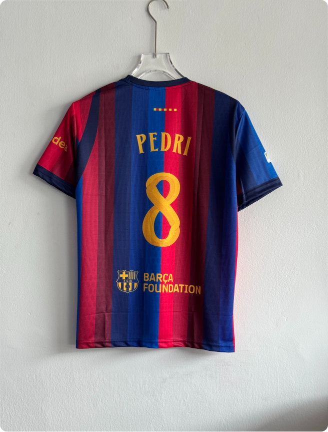 BARCELONA 2026 HOME KIT PEDRI