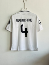 REAL MADRID 2008-09 HOME KIT RAMOS FIVESLEEVE POLO