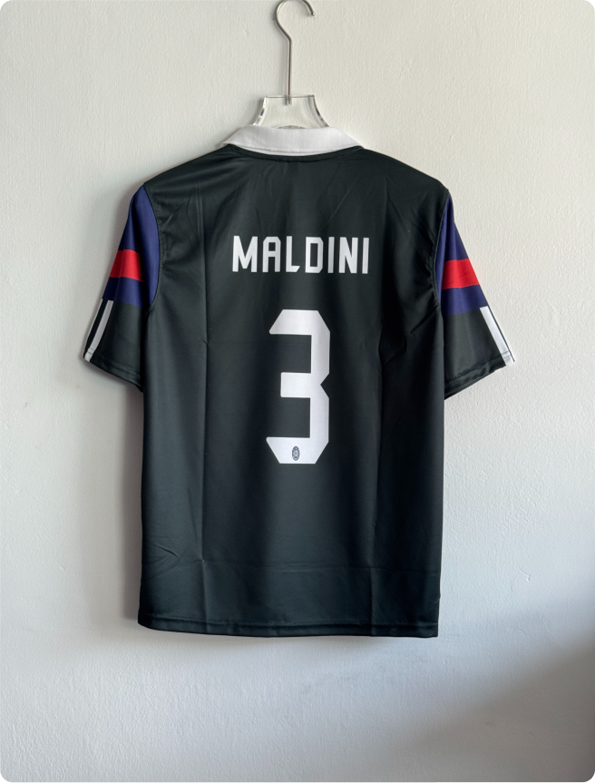 ITALY MALDINI SPECIAL EDITION RETRO KIT FIVESLEEVE POLO