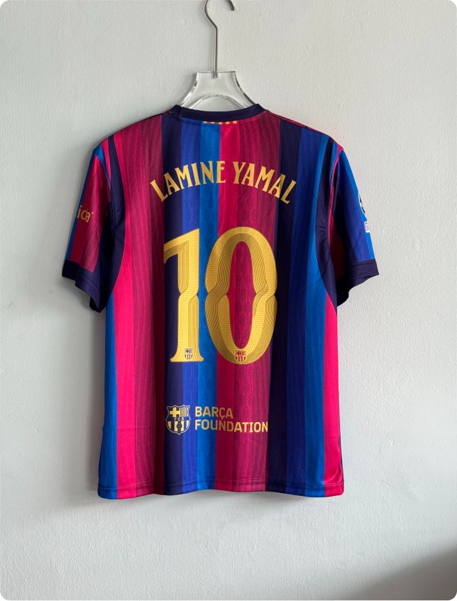 BARCELONA 2026 HOME KIT LAMINE YAMAL