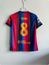 BARCELONA 26-27 HOME KIT PEDRI EMBROIDERY