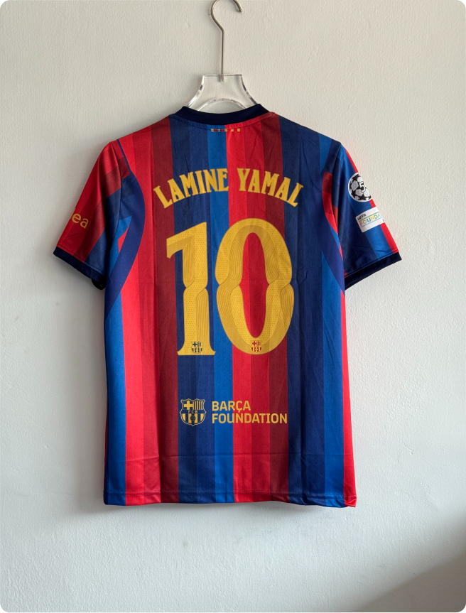 BARCELONA 26-27 HOME KIT YAMAL EMBROIDERY PREMIUM