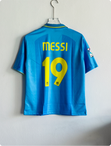 BARCELONA 2007-08 AWAY KIT MESSI FIVESLEEVE POLO
