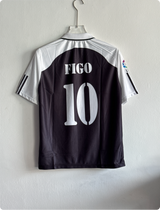 REAL MADRID 2001-02 AWAY KIT FIGO FIVESLEEVE POLO