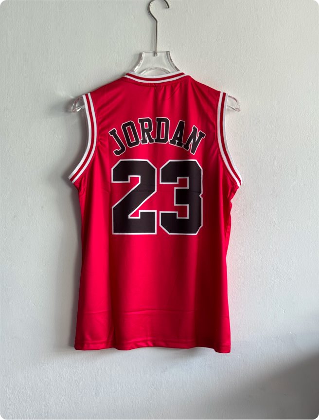 CHICAGO BULLS 1997-98 RED JERSEY JORDAN 23 PREMIUM