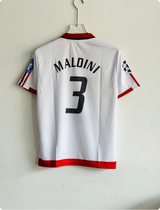 ACMILAN 2003-04 AWAY KIT MALDINI POLO EMBROIDERY