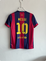 BARCELONA 2014-15 HOME KIT MESSI EMBROIDERY